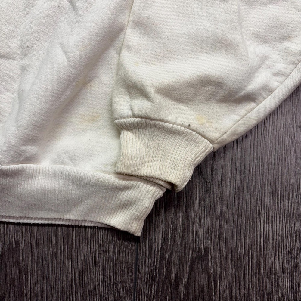 Vintage Molson Canadian Beer 1990s Sweatshirt Large White Beer Canada Bear - Picture 4 of 11